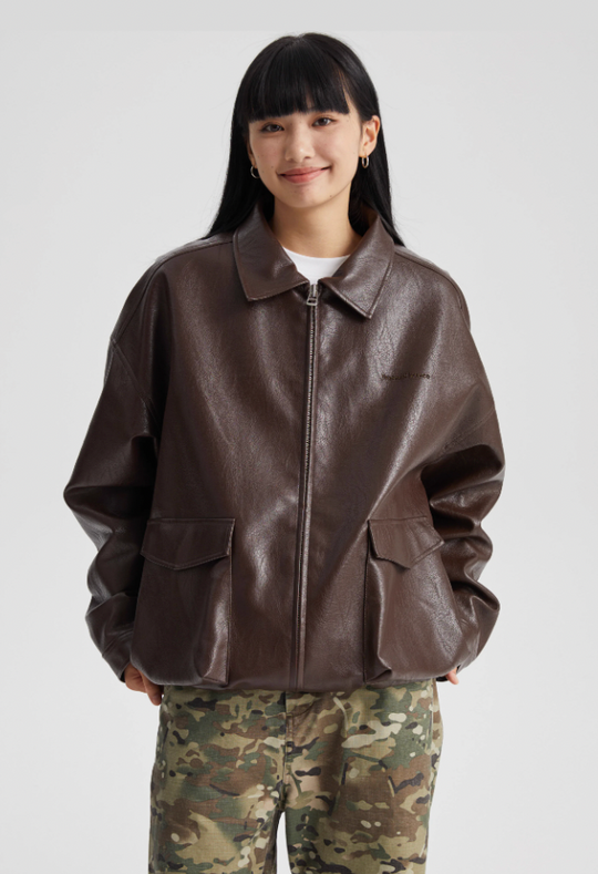Wassup House Type A-1 Leather Biker Jacket