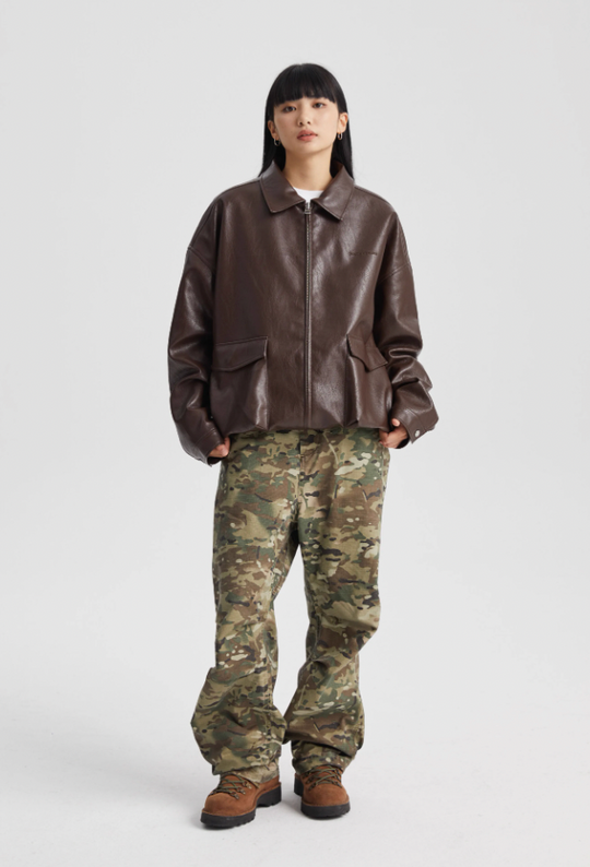 Wassup House Type A-1 Leather Biker Jacket