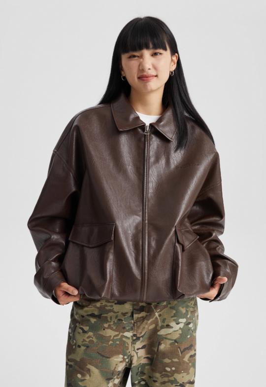 Wassup House Type A-1 Leather Biker Jacket