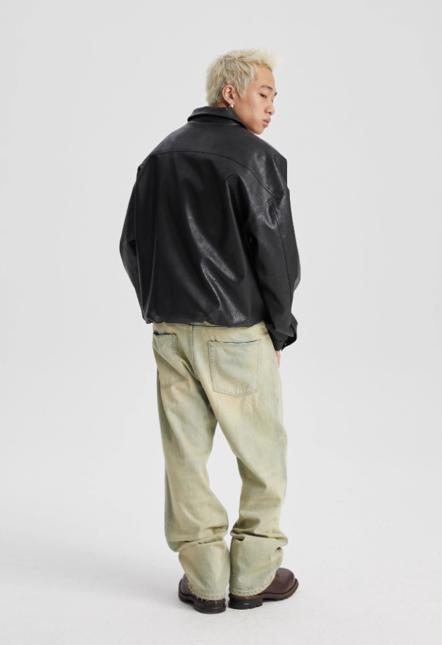 Wassup House Type A-1 Leather Biker Jacket