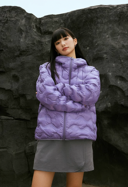 Wassup House Reversible Military Quilt Hooded Down Jacket