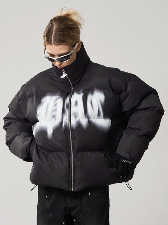 Harsh and Cruel Phantom Logo Down Jacket