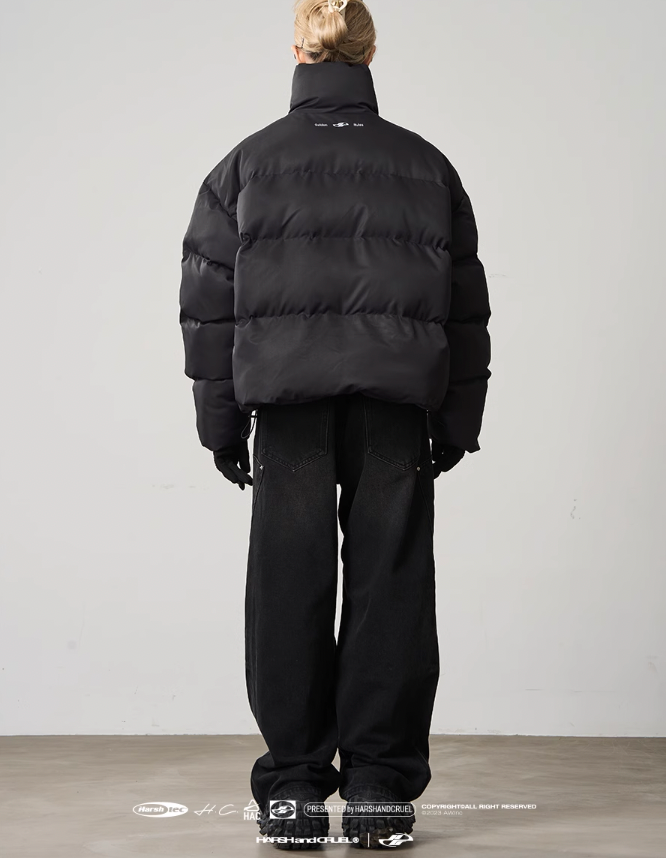 Harsh and Cruel Phantom Logo Down Jacket