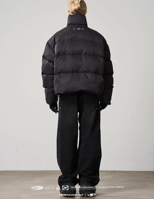 Harsh and Cruel Phantom Logo Down Jacket