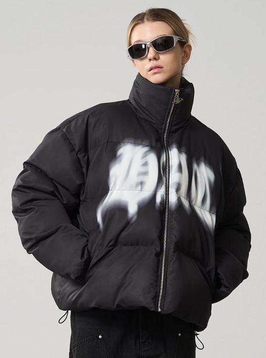 Harsh and Cruel Phantom Logo Down Jacket