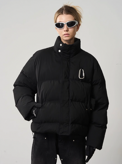 Harsh and Cruel Stand Up Collar Carabiner Down Jacket