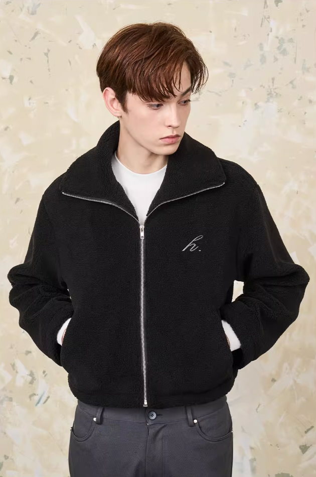 Harsh and Cruel Embroidered Sherpa Jacket