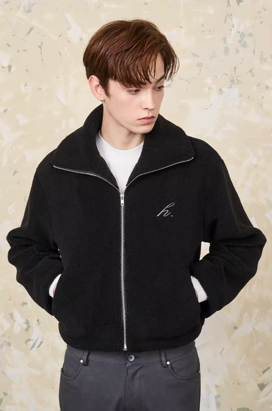 Harsh and Cruel Embroidered Sherpa Jacket