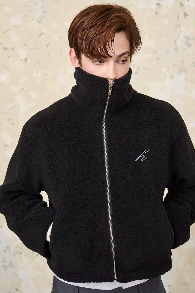 Harsh and Cruel Embroidered Sherpa Jacket