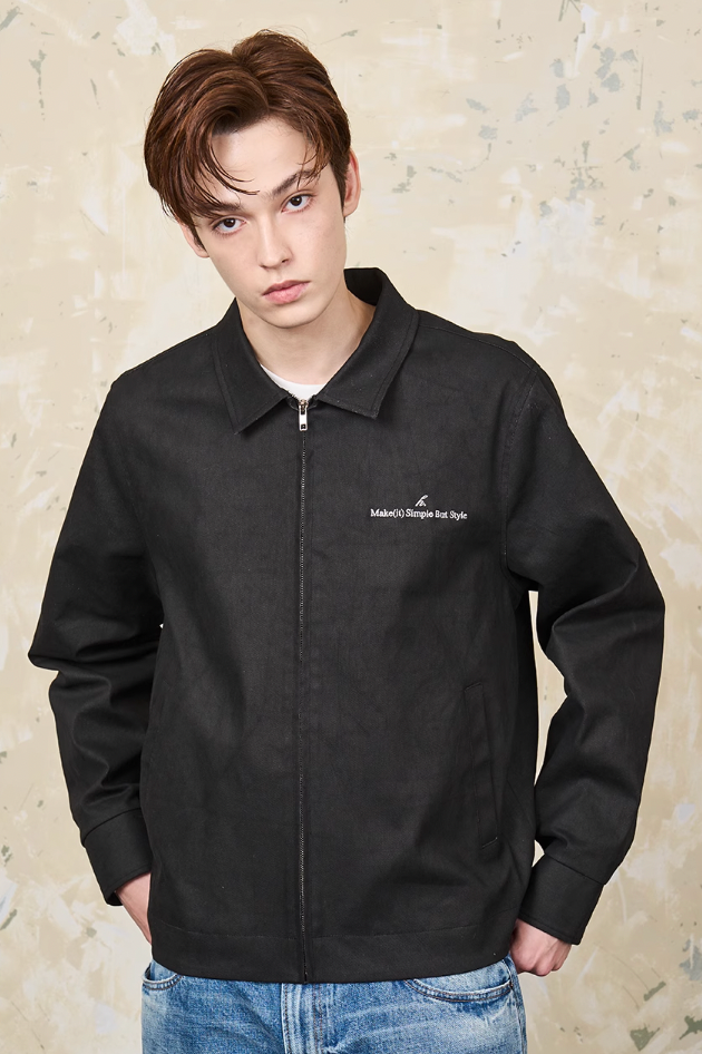 Harsh and Cruel Embroidered Lapel Collar Jacket