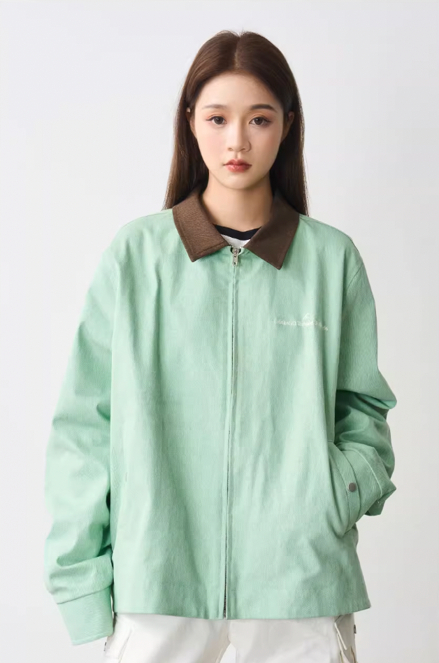 Harsh and Cruel Embroidered Lapel Collar Jacket