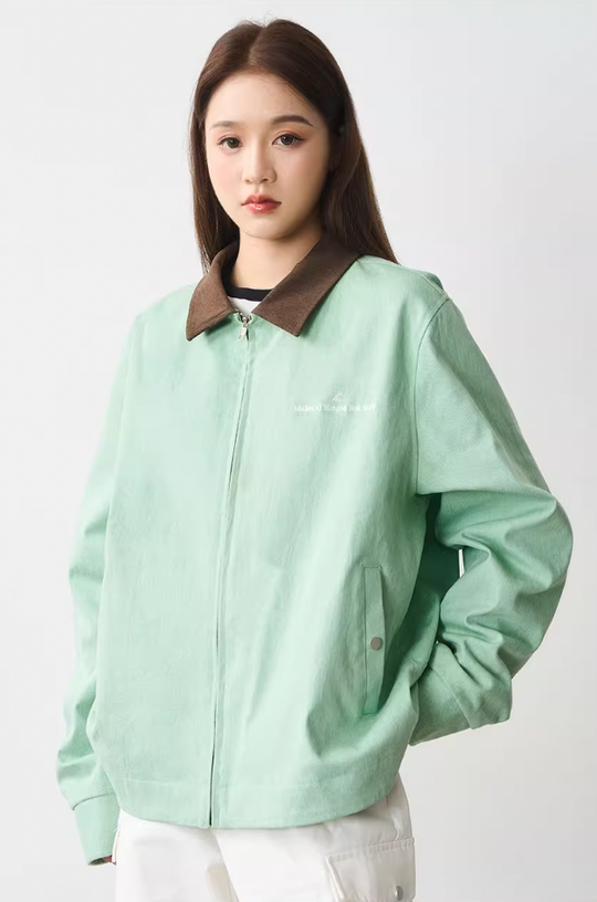 Harsh and Cruel Embroidered Lapel Collar Jacket