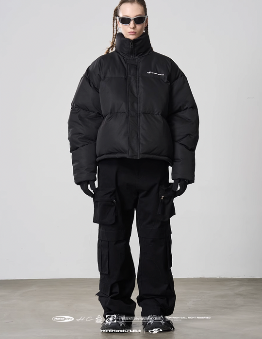 Harsh and Cruel 3D Multi Pocket Straight Trousers