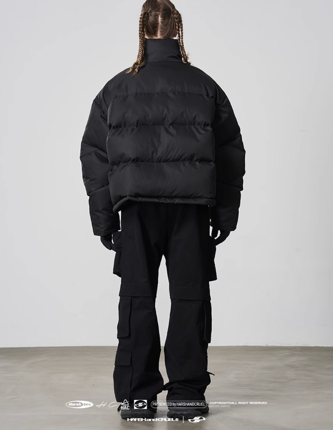 Harsh and Cruel 3D Multi Pocket Straight Trousers