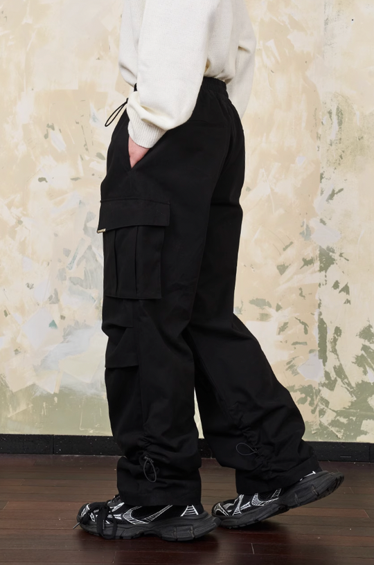 Harsh and Cruel Drawstrings Adjustable Cargo Trousers