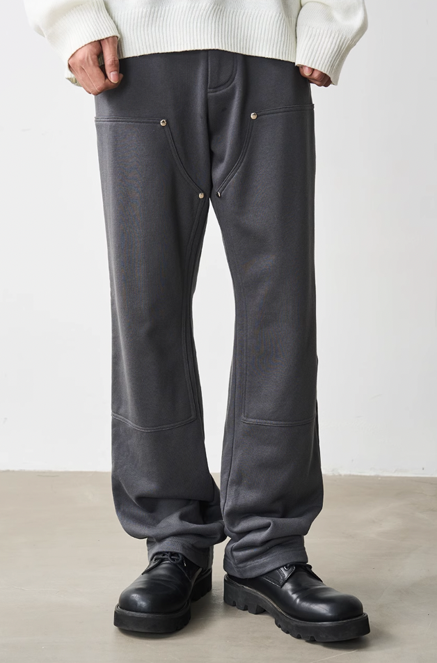Harsh and Cruel Double Knee Straight Sweatpants