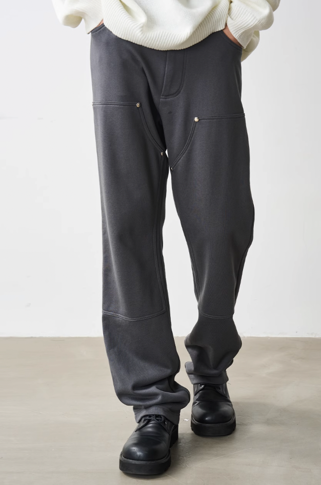 Harsh and Cruel Double Knee Straight Sweatpants
