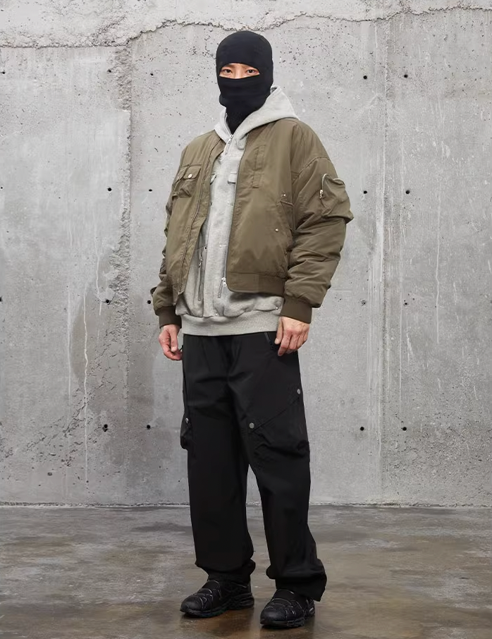 F2CE 3D Pockets Bomber Flight Jacket