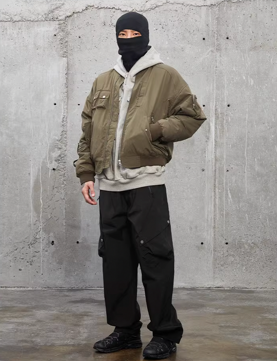 F2CE 3D Pockets Bomber Flight Jacket