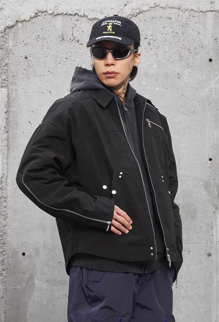 F2CE Hard Shell Bomber Flight Jacket