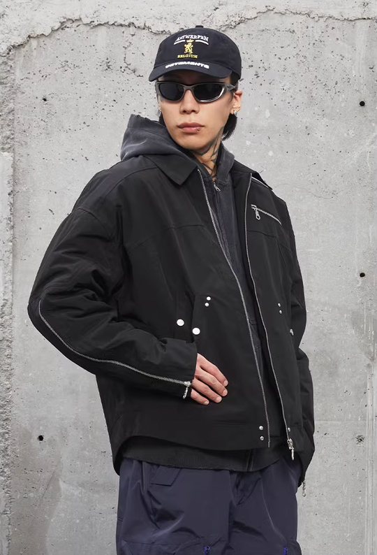 F2CE Hard Shell Bomber Flight Jacket