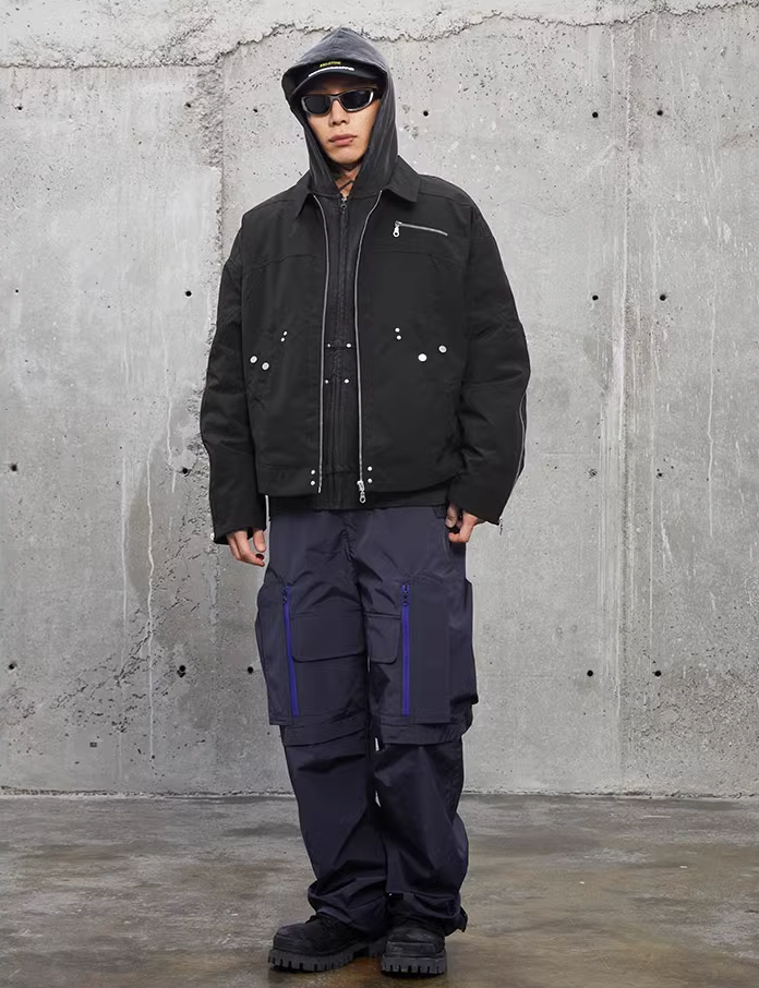 F2CE Hard Shell Bomber Flight Jacket