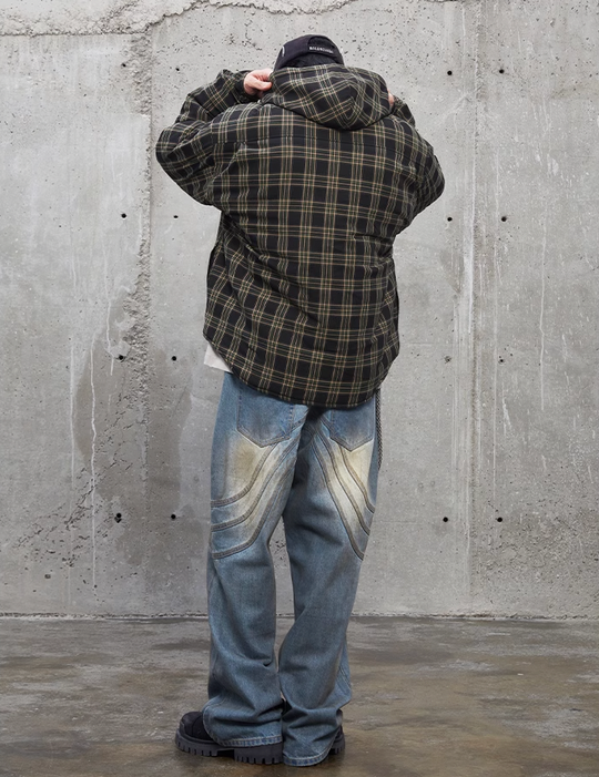 F2CE Plaid Hooded Jacket