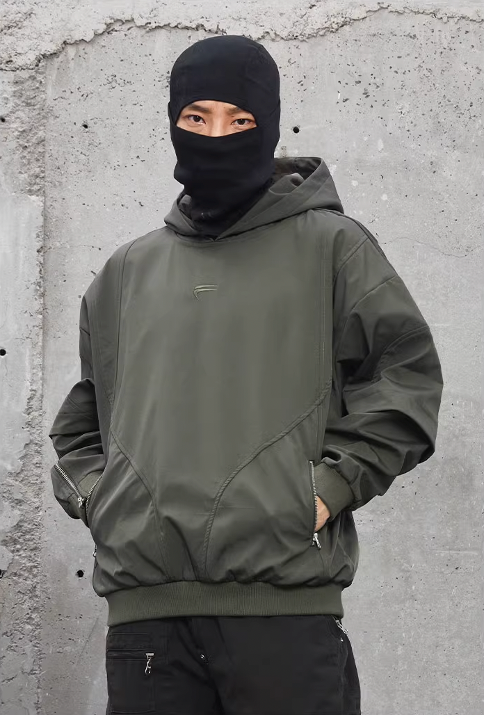 F2CE Nylon Zipper Functional Hoodie