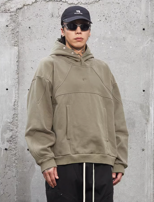 F2CE Logo Buttons Hoodie