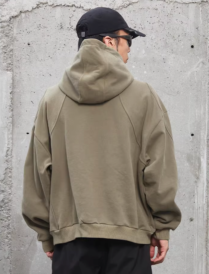 F2CE Logo Buttons Hoodie