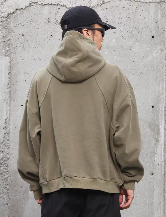 F2CE Logo Buttons Hoodie