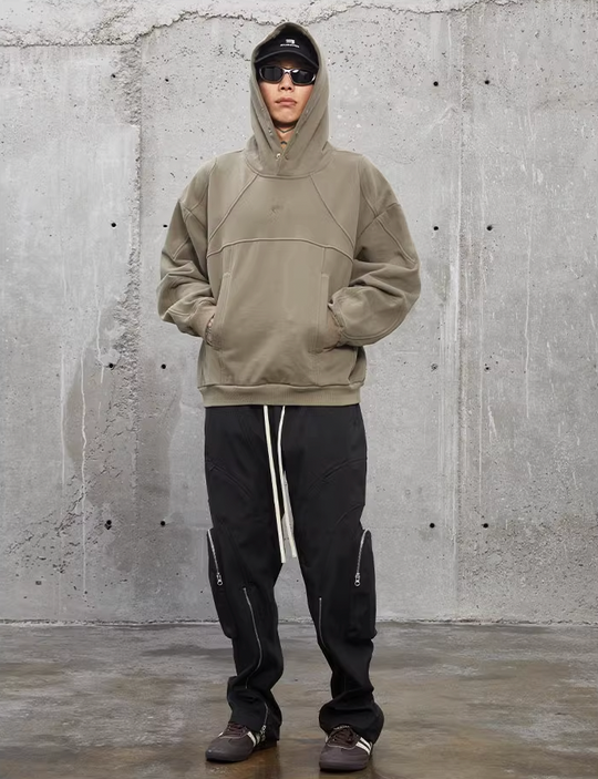 F2CE Logo Buttons Hoodie