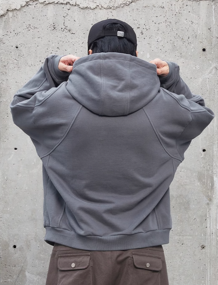 F2CE Logo Buttons Hoodie