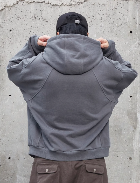 F2CE Logo Buttons Hoodie