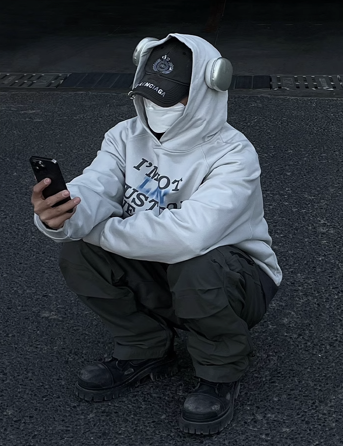 F2CE Slogan Print Hoodie