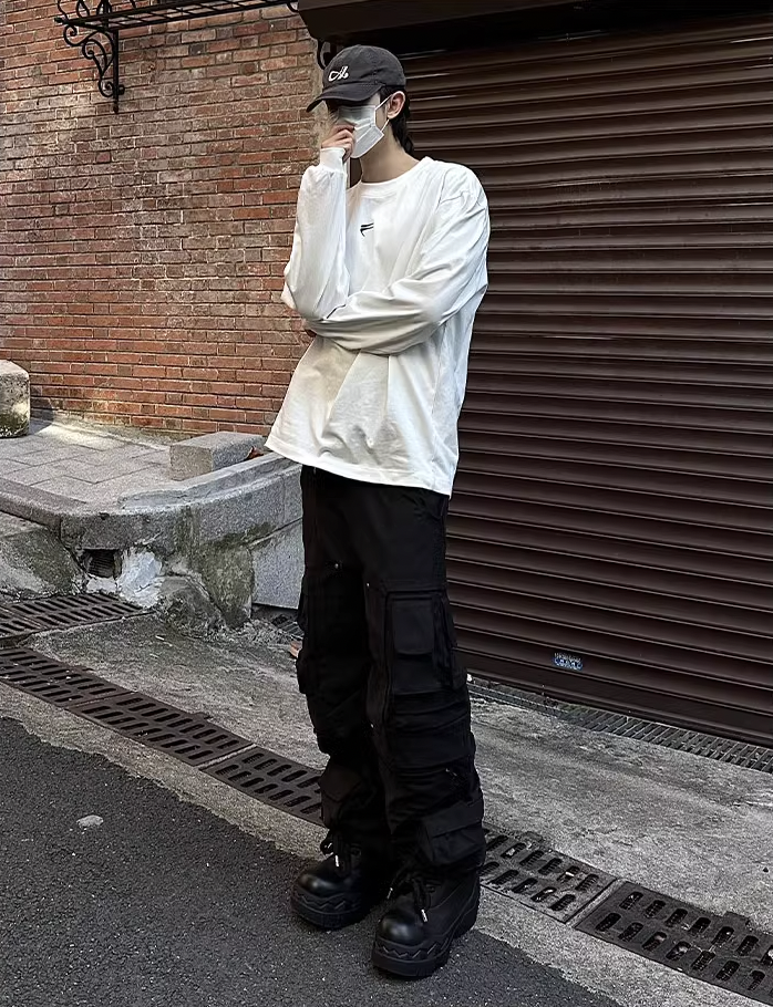 F2CE Small Logo Printing Long Sleeved Tee