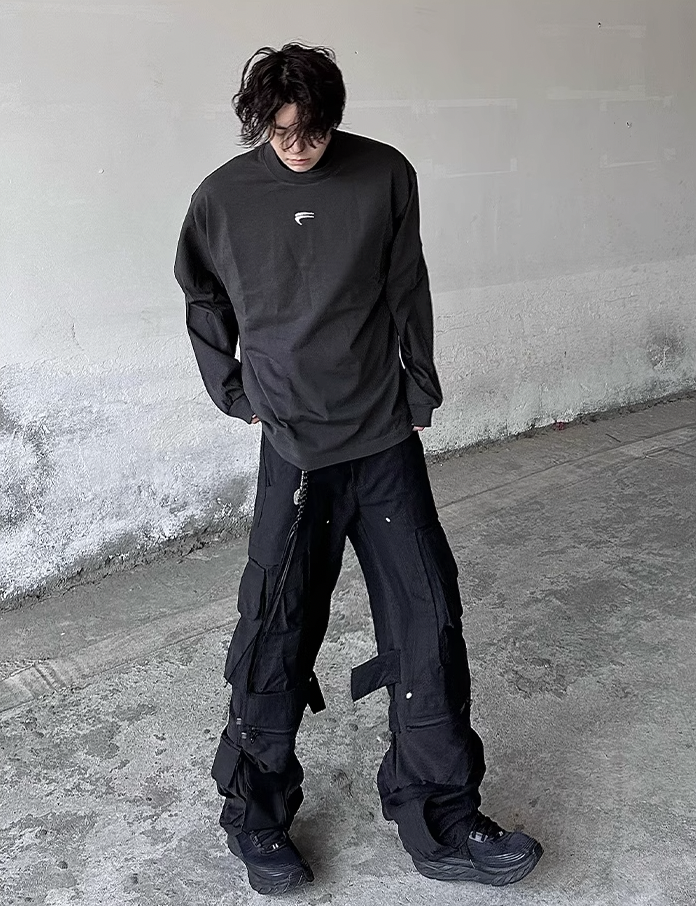 F2CE Small Logo Printing Long Sleeved Tee