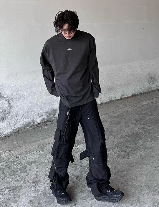 F2CE Small Logo Printing Long Sleeved Tee