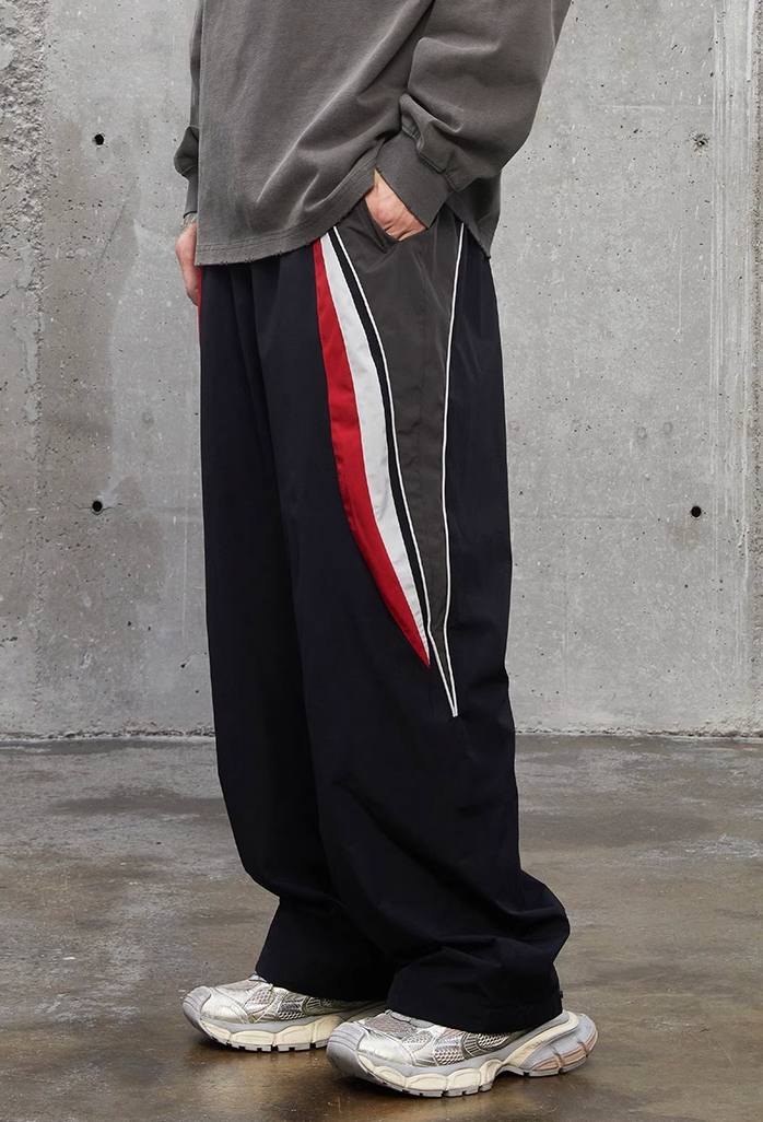 F2CE Contrasting Color Sports Pants