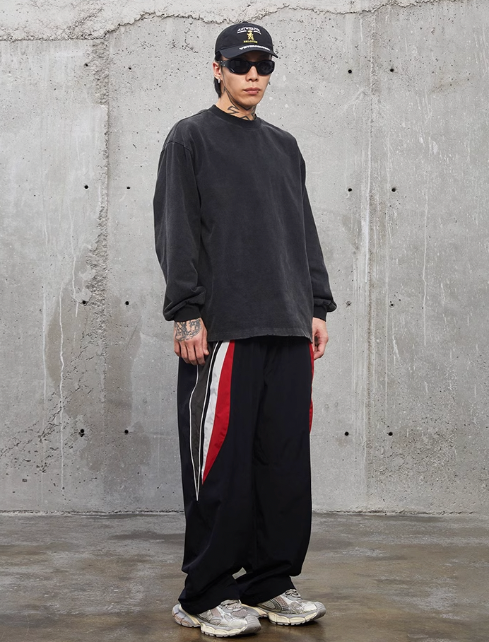 F2CE Contrasting Color Sports Pants