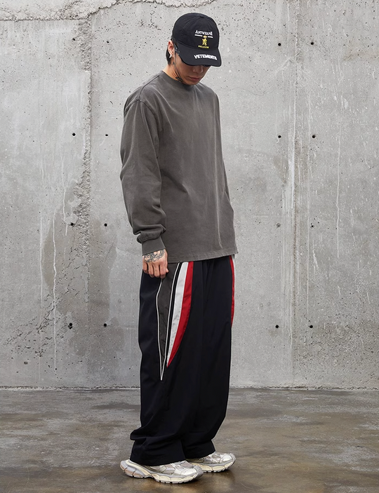 F2CE Contrasting Color Sports Pants
