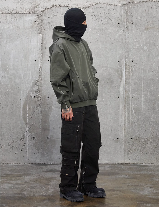 F2CE Multi Zipper Pockets Functional Work Cargo Pants