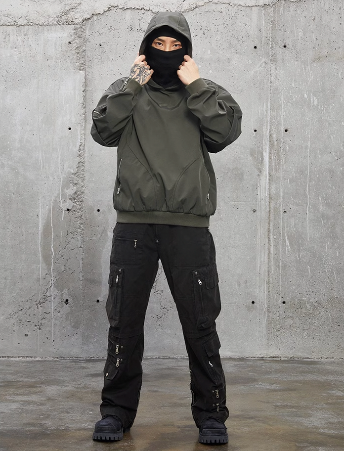 F2CE Multi Zipper Pockets Functional Work Cargo Pants