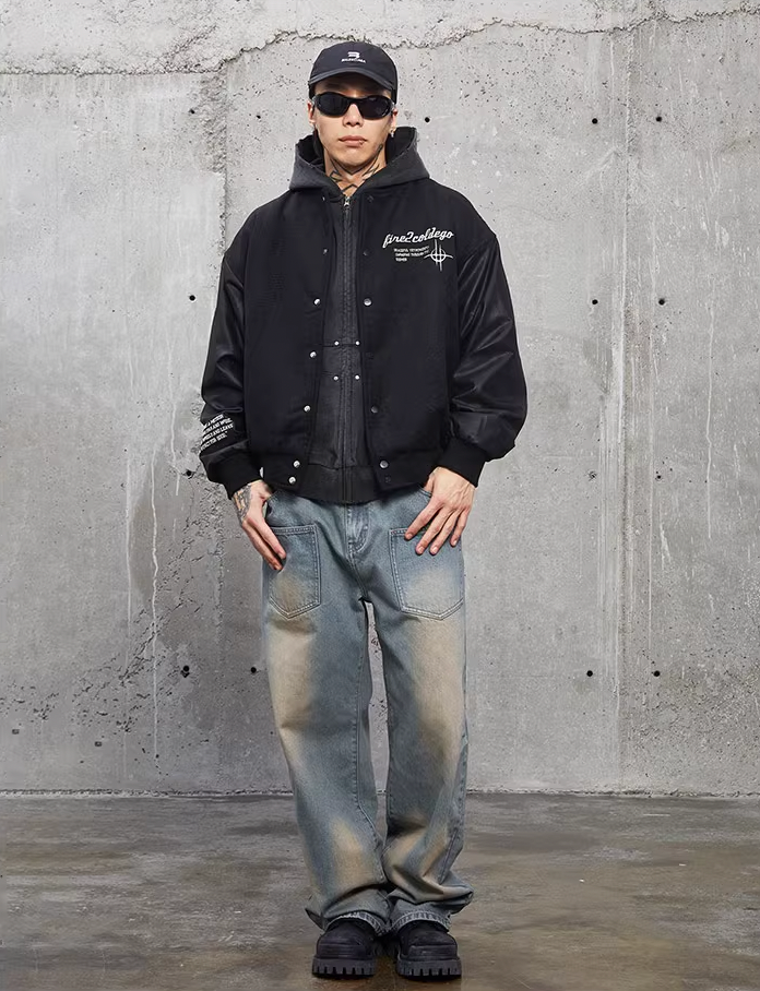 F2CE Vintage Wash Front Pockets Denim Jeans