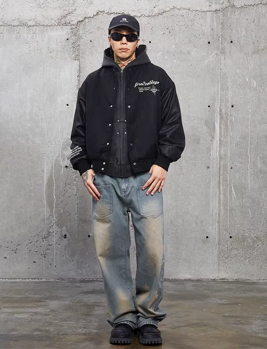 F2CE Vintage Wash Front Pockets Denim Jeans