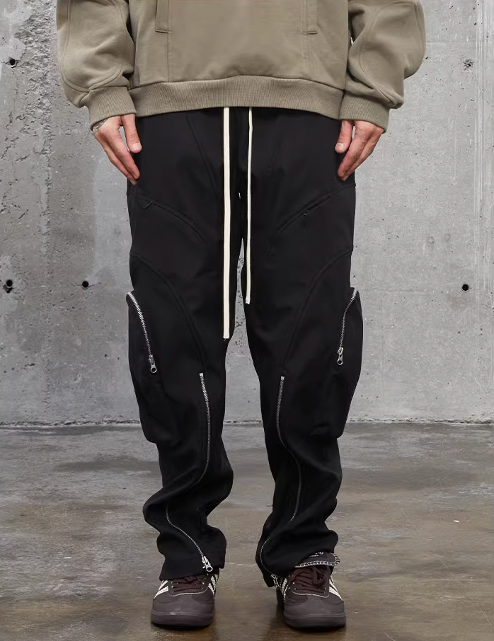 F2CE Zipper 3D Pockets Nylon Functional Work Pants