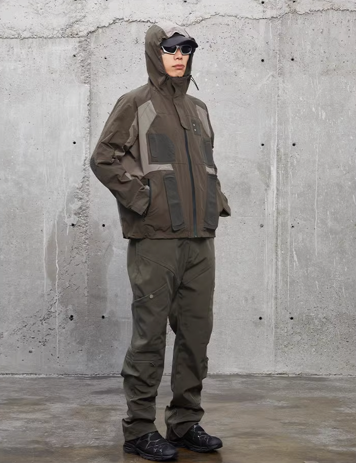 F2CE Functional Pockets Workwear Leg Zipper Pants