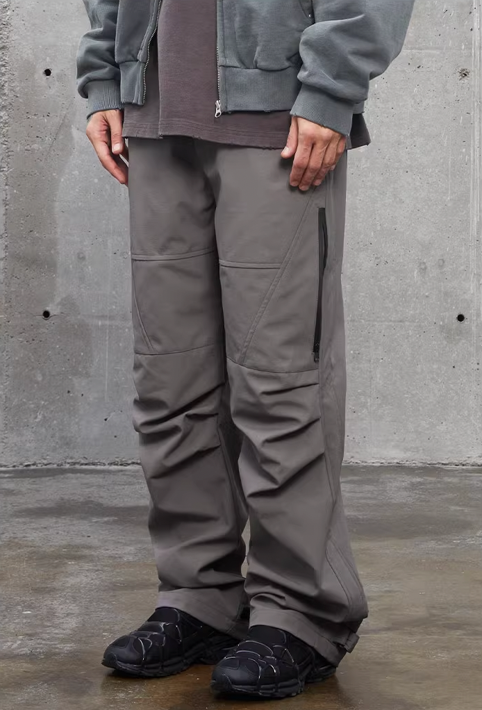 F2CE Nylon Knee Pleats Paratrooper Pants