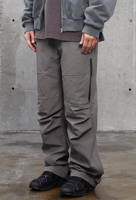 F2CE Nylon Knee Pleats Paratrooper Pants