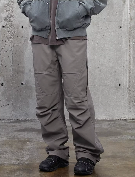 F2CE Nylon Knee Pleats Paratrooper Pants